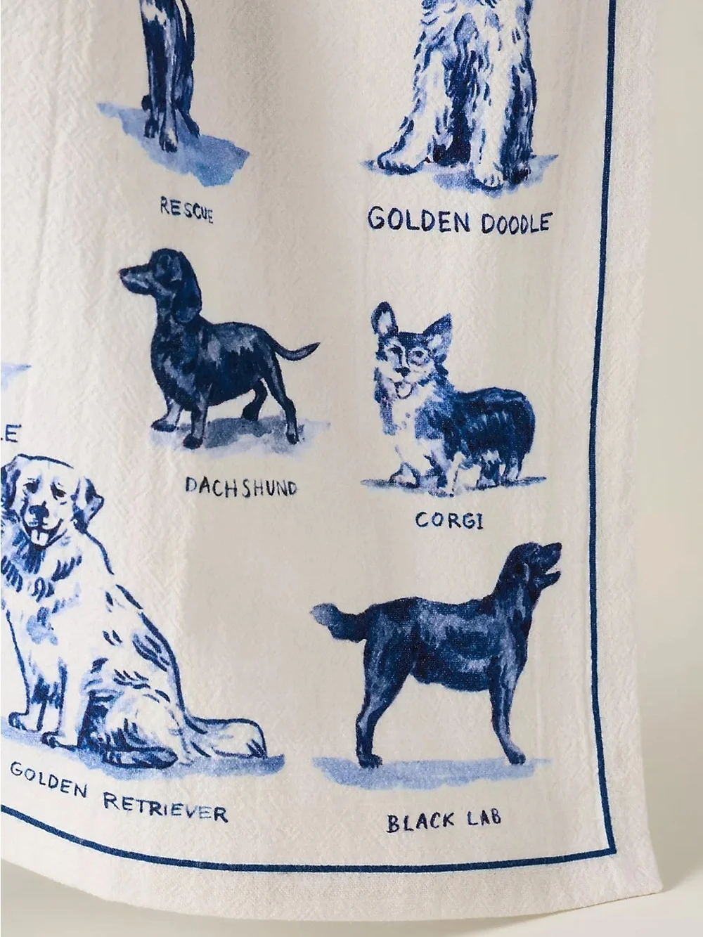 Anthropologie Molly Hatch Dog Dish Towel